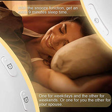 Carica l'immagine nel visualizzatore di Gallery, Wake up Light, Luce Sveglia da Comodino con Simulazione dell'Alba e...
