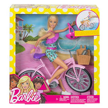 Carica l'immagine nel visualizzatore di Gallery, Barbie- Playset con Bicicletta Bambola Snodata Accessori, Giocattolo per... - Ilgrandebazar
