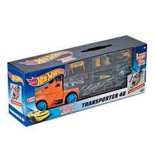 Carica l'immagine nel visualizzatore di Gallery, ODS- Transporter 40 Hot Wheels Camion Valigetta con Auto Originali Incluse,...