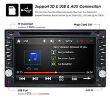 Carica l'immagine nel visualizzatore di Gallery, 6.2" in Dash Car Stereo Double Din Radio New Framework DVD Player GPS Sat... - Ilgrandebazar
