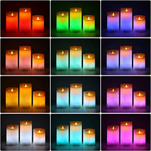 Carica l'immagine nel visualizzatore di Gallery, Candele LED Senza Fiamma Set Luci, ALED LIGHT Bianco Caldo Multicolor Real... - Ilgrandebazar
