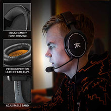 Carica l'immagine nel visualizzatore di Gallery, Cuffie da gioco Fnatic REACT per PS4/PC con driver 53 mm, audio stereo e...