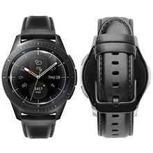 Carica l'immagine nel visualizzatore di Gallery, iBazal 20mm Cinturino Pelle Rilascio Rapido Cuoio Bracciale - Nero - Ilgrandebazar