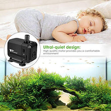 Carica l'immagine nel visualizzatore di Gallery, Amzdeal Mini Pompa Acqua Sommergibile Ultra-Silenzioso 15W 1500L/H - Ilgrandebazar