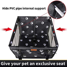 Carica l'immagine nel visualizzatore di Gallery, SWIHELP Seggiolino Auto per Cane, Trasportino Borsa [ Paw pattern ] - Ilgrandebazar
