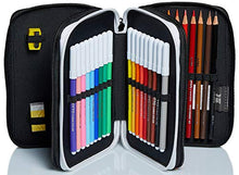 Carica l'immagine nel visualizzatore di Gallery, Astuccio 3 Scomparti Juventus, Best Match, Bianco e Nero, con penne, matite,...