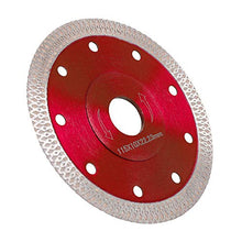 Carica l'immagine nel visualizzatore di Gallery, Disco Diamantato 115mm Sottile professionale Taglio a secco con taglio Rosso - Ilgrandebazar
