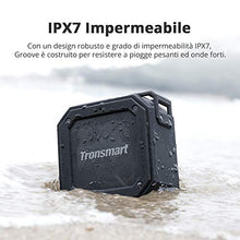 Carica l'immagine nel visualizzatore di Gallery, Tronsmart Cassa Bluetooth Waterproof IPX7, Riproduzione di 24 Ore con Basso,...