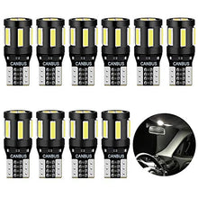 Carica l'immagine nel visualizzatore di Gallery, Anpro 2020 Lampadina a T10 LED per Auto - W5W Led 6000K Luce Bianca Super...
