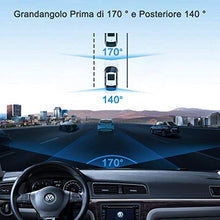 Carica l'immagine nel visualizzatore di Gallery, WiMiUS Dash Cam Doppia Telecamera per Auto Screen 10 Pollici Full HD 1080P...