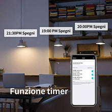 Carica l'immagine nel visualizzatore di Gallery, Lampadina Smart E27 AISIRER WiFi Intelligente 9W Due Lampadine