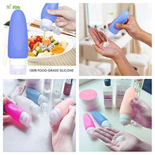 Carica l'immagine nel visualizzatore di Gallery, Bottiglie da viaggio in silicone per liquidi-5 pezzi inferiori a 100 ml... - Ilgrandebazar