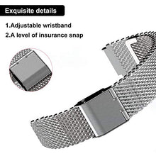 Carica l'immagine nel visualizzatore di Gallery, AHANGA Cinturino per Mi Band 4 3 Bracciale Milanese Argento - Ilgrandebazar