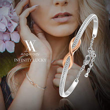 Carica l'immagine nel visualizzatore di Gallery, Angelady Infinito Braccialetti Donna, Bracciale Regolabile San Valentino... - Ilgrandebazar