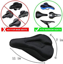 Carica l'immagine nel visualizzatore di Gallery, Rixow Coprisella Bici Comfort Sellino Cuscino per MTB con...