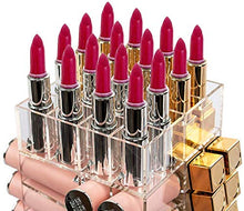 Carica l'immagine nel visualizzatore di Gallery, Dispola4top Acrilico Lip Gloss Makeup Organizzatore,Acrilic 360 -Degree... - Ilgrandebazar