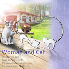 Carica l'immagine nel visualizzatore di Gallery, Presentski Orecchini Gatto Argento 925, Bambini Gioielli, in Argento... - Ilgrandebazar
