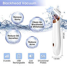 Carica l'immagine nel visualizzatore di Gallery, Aspiratore Punti Neri,EIVOTOR Comedone Rimozione 5 Blackhead Remover... - Ilgrandebazar