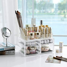 Carica l'immagine nel visualizzatore di Gallery, SONGMICS Cosmetic Organizer Scatola Makeup Acrilico JKA005TP