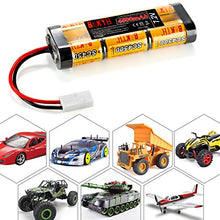 Carica l'immagine nel visualizzatore di Gallery, BAKTH Batteria da 7.2 V 4500 mAh NiMH RC Racing Pack con Tamiya Plug per...
