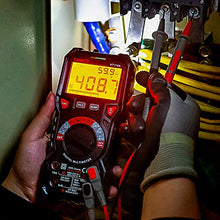 Carica l'immagine nel visualizzatore di Gallery, Multimetro digitale professionale automatico, TRMS 6000 Conti (prompt jack...