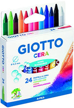 Carica l'immagine nel visualizzatore di Gallery, Giotto 282200 - Pastelli a Cera in Astuccio da 24 Colori