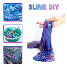 Carica l'immagine nel visualizzatore di Gallery, Luclay Galaxy Fluffy Slime 3pcs Colorful Soft Egg Stress Uovo - Ilgrandebazar