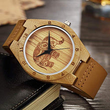 Carica l'immagine nel visualizzatore di Gallery, Gorben da uomo in legno orologi, creativi elefante di bambù... - Ilgrandebazar