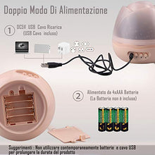 Carica l'immagine nel visualizzatore di Gallery, Proiettore Stelle Bambini,a Romantica Rosa Rotante a Forma Lampada... - Ilgrandebazar