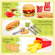Carica l'immagine nel visualizzatore di Gallery, Buyger Vassoio Hamburger e Hotdog Cucina Cibo Giocattoli per Bambini