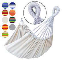 Carica l'immagine nel visualizzatore di Gallery, GOCAN Amaca Doppia Brasiliana 2 Persone in Cotone Extra Large Beige