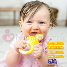 Carica l'immagine nel visualizzatore di Gallery, Ciuccio per Alimenti/Ciuccio Frutta Neonati Peach Pink &amp; Lemonade Yellow - Ilgrandebazar