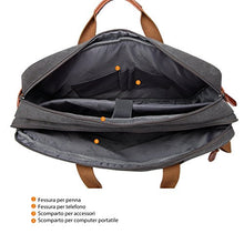 Carica l'immagine nel visualizzatore di Gallery, CoolBELL Borsa Multi-Funzione, Convertibile, da 17,3 Pollici, Grigio Scuro