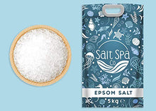 Carica l'immagine nel visualizzatore di Gallery, Sale Epsom ULTRA PURO | Sali da Bagno 5KG | Salt Spa Co | Lenisce i Muscoli...