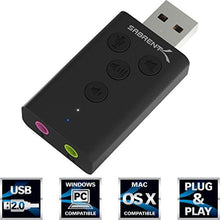 Carica l'immagine nel visualizzatore di Gallery, Sabrent Adattatore USB Audio Esterno Stereo per Windows e Mac. Plug &amp; Play...