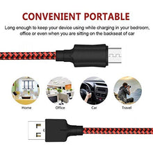 Carica l'immagine nel visualizzatore di Gallery, Yosou Cavo Micro USB [2 Pezzi, 2M] Nylon Intrecciato Cavo...