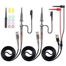 Carica l'immagine nel visualizzatore di Gallery, Proster P6100 100MHz Sonda Oscilloscopio Kit Puntali da Test Cavo con BNC a... - Ilgrandebazar