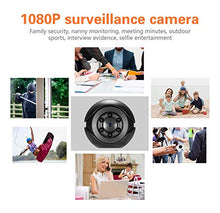Carica l'immagine nel visualizzatore di Gallery, HD1080P Mini Telecamera Spia Nascosta Micro Spy Cam Camera spia Black