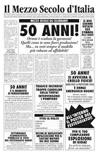Carica l'immagine nel visualizzatore di Gallery, Bombo Biglietto Auguri Giornale Compleanno 50 Anni Amico