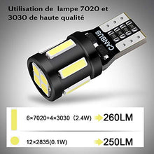 Carica l'immagine nel visualizzatore di Gallery, Anpro 2020 Lampadina a T10 LED per Auto - W5W Led 6000K Luce Bianca Super...