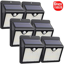 Carica l'immagine nel visualizzatore di Gallery, Luce Solare Led Esterno, 【6 Pezzi-1000lumen】iPosible 150 LED Lampada Solare...