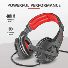 Carica l'immagine nel visualizzatore di Gallery, Trust GXT 310 Cuffie da Gaming, Nero Nero/Rosso