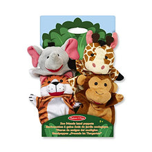 Carica l'immagine nel visualizzatore di Gallery, Melissa &amp; Doug- Zoo Friends Burattini da Mano, Multicolore, 9081 Multicolore - Ilgrandebazar