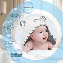 Carica l'immagine nel visualizzatore di Gallery, Eccomum Asciugamano da Bagno Con Cappuccio Bambini, Accappatoio Neonato,...