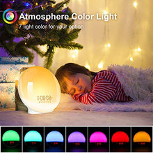 Carica l'immagine nel visualizzatore di Gallery, Wake up Light, Luce Sveglia da Comodino con Simulazione dell'Alba e...