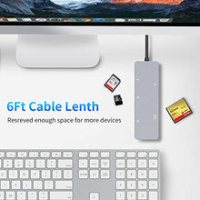 Carica l'immagine nel visualizzatore di Gallery, Rocketek Lettore di schede CFast 5 in 1 USB3.0,Adattatore...