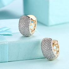 Carica l'immagine nel visualizzatore di Gallery, Orecchini a cerchio larghi e piccoli per donne e ragazze, in oro 14 K, con...