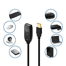 Carica l'immagine nel visualizzatore di Gallery, deleyCON 10m USB 2.0 Ripetitore Cavo di Estensione Attivo con 10 metri - Ilgrandebazar