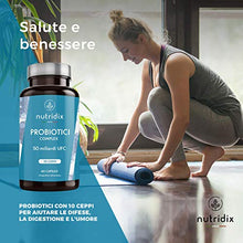 Carica l'immagine nel visualizzatore di Gallery, Probiotici 50 miliardi di CFU per dose - 10 ceppi naturali la flora e le...
