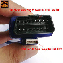 Carica l'immagine nel visualizzatore di Gallery, OTKEFDI KKL 409.1 USB OBD Interface,KKL OBD2 Strumento diagnostico -... - Ilgrandebazar